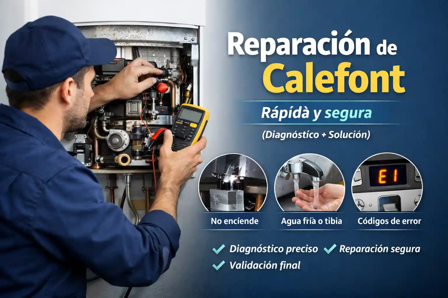 Agenda reparación de calefont